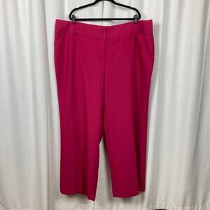 Lane Bryant Fuchsia Wide Leg Pants